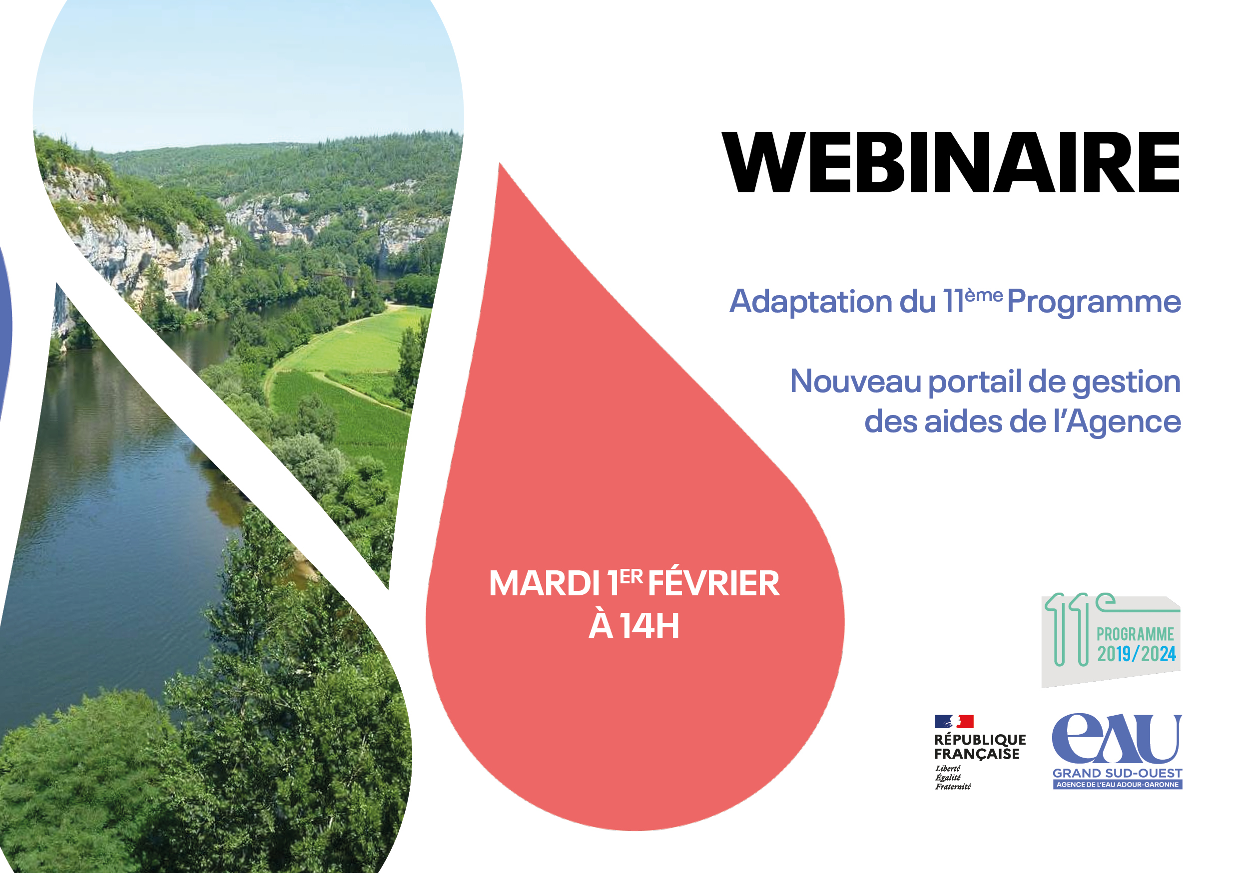 Webinaire 11ème Programme et nouveau portail de gestion des aides - 1er février