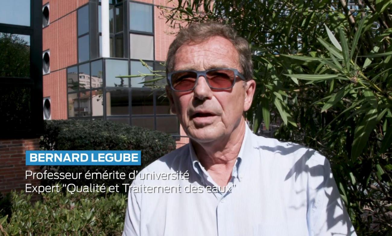 Photo de Bernard Legube, professeur émérite de l'université de Poitiers.